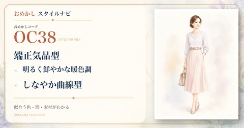 OC38 端正気品型・明るく鮮やかな暖色調・しなやか曲線型