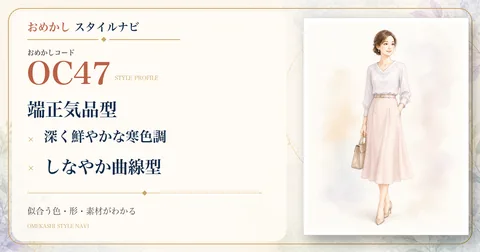 OC47 端正気品型・深く鮮やかな寒色調・しなやか曲線型
